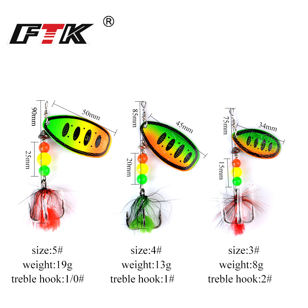 FTK leurre de pêche en métal S - Fishing Hook Treble avis et prix