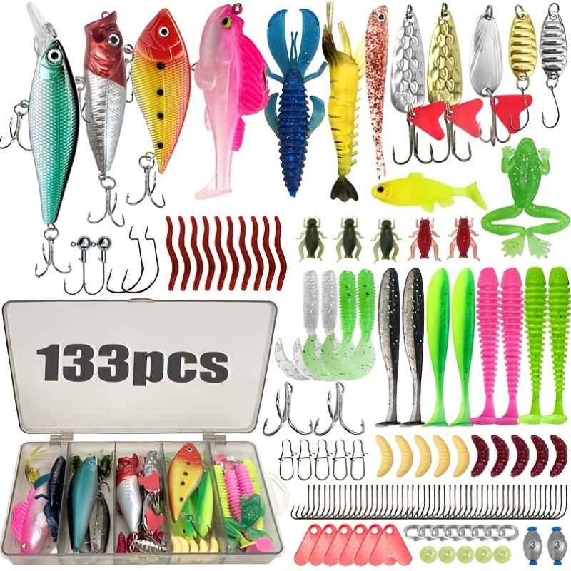 133 pièces de leurres de pêche - Fishing Hook Box avis et prix