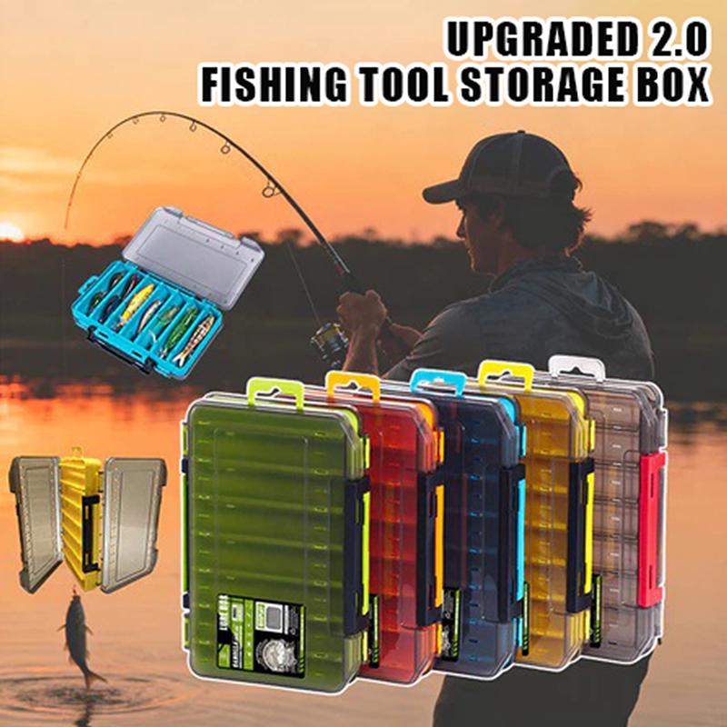 Boîte à pêche compacte double  - Fishing Hook Box avis et prix